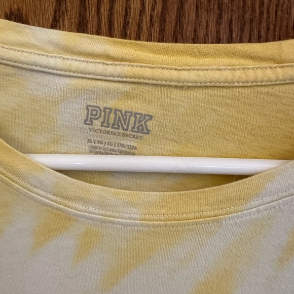 PINK Yellow Tie-Dye Long Sleeve Shirt - Picture 2 of 5